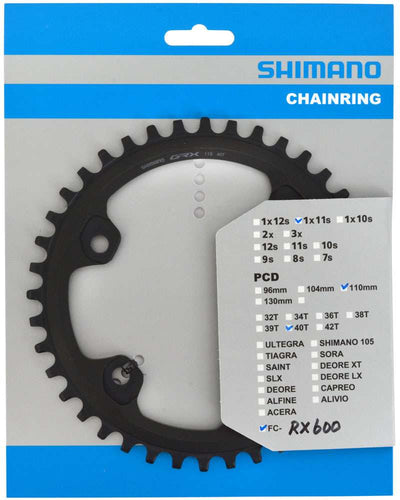 Shimano kettingblad 40t grx fc-rx600