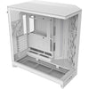 Nzxt h9 flow midi tower behuizing (wit (mat) | 2x usb-a | 1x usb-c | tempered glass)