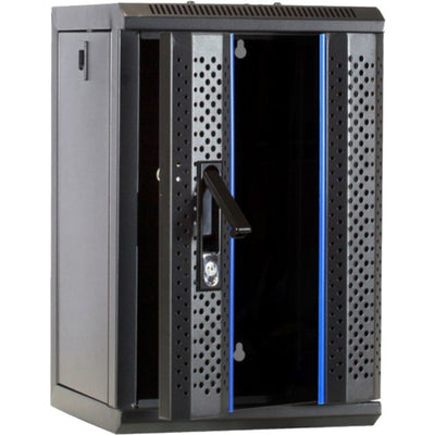 Gabinete de servidor DSI de 10 pulgadas de 9 am con puerta de vidrio