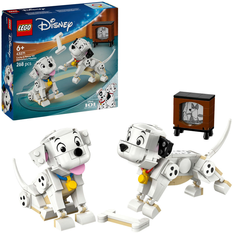 Disney LEGO 43271 Classic Lucky e Penny di 101 Dalmati