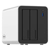 Terramaster f2-425 plus nas (bianco, 2x 5GBe, HDMI, USB)