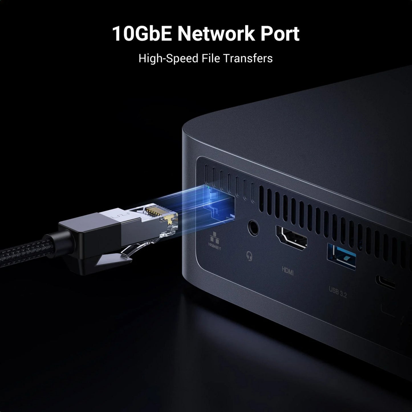 Ugreen nasync dxp480t plus (gris, WiFi, 1x 10GBE, HDMI, Thunderbolt 4 (40 GB s))