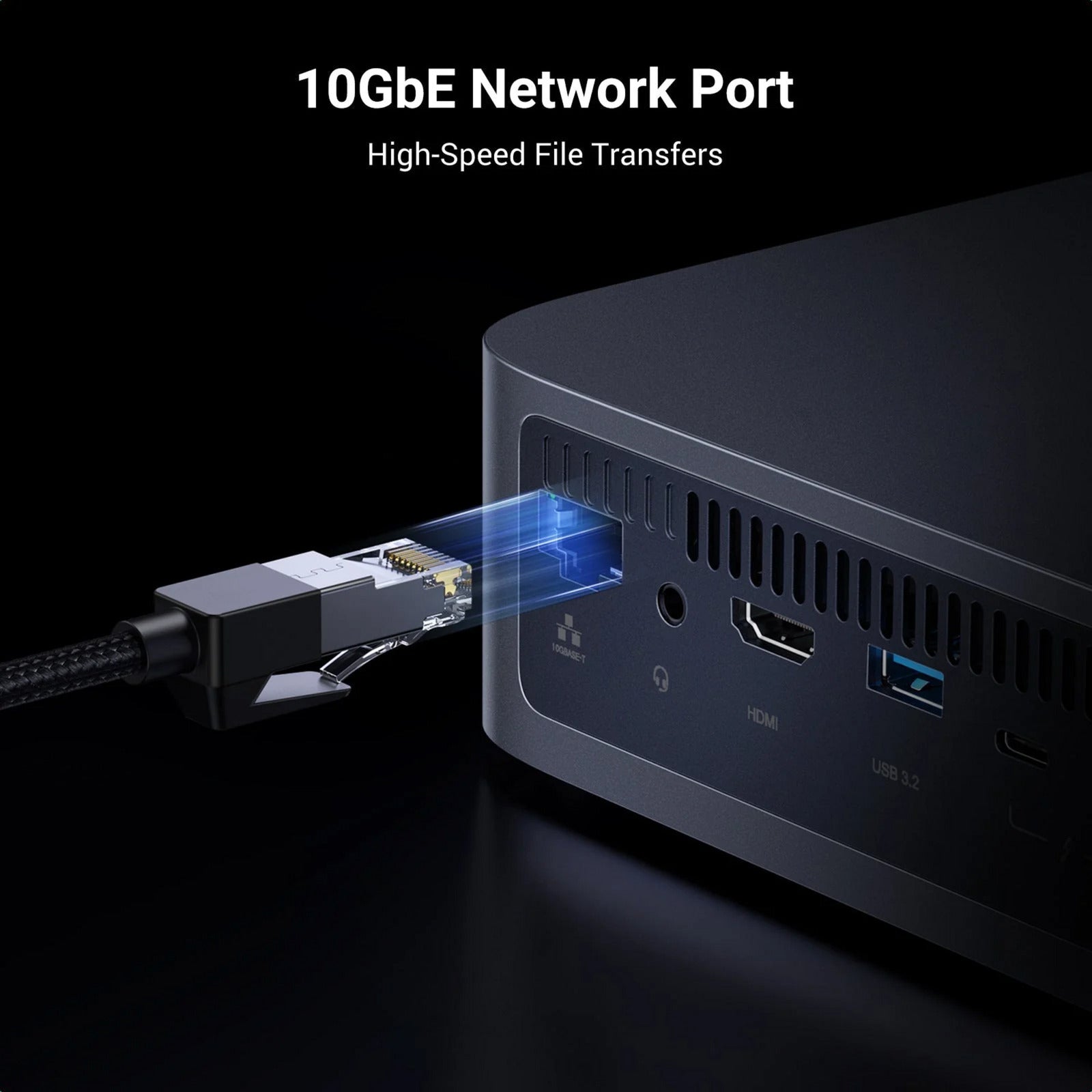 Ugreen nasync dxp480t plus (gris, WiFi, 1x 10GBE, HDMI, Thunderbolt 4 (40 GB s))
