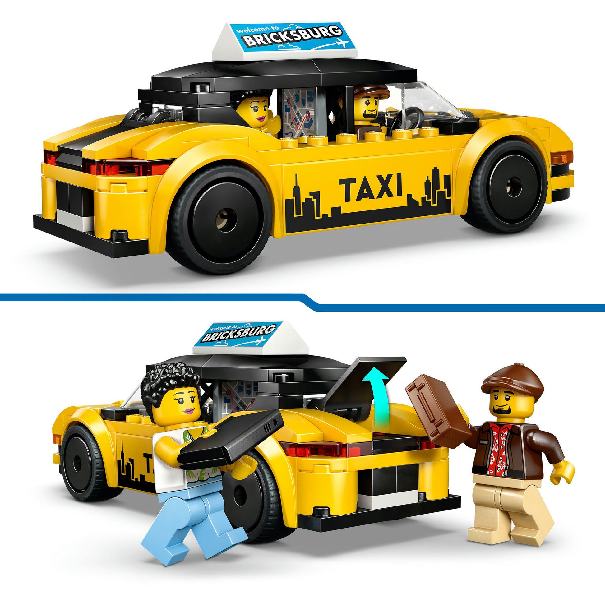 Lego City 60487 Taxi giallo