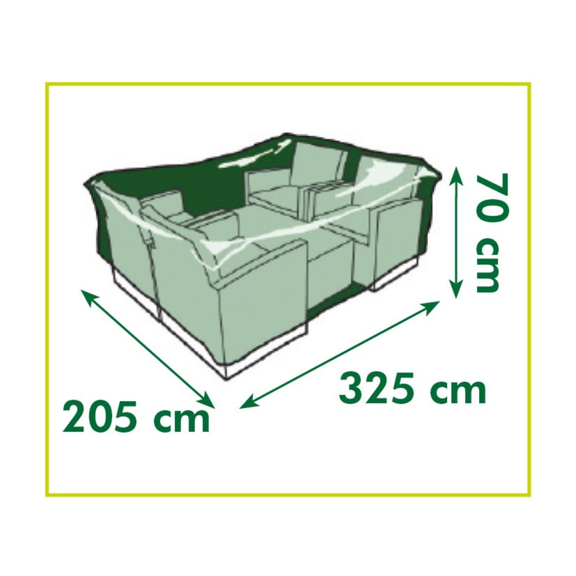 Copertura per mobili da giardino naturale per set da salone