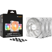 Be Quiet! Light LX PWM High-Speed ​​120 mm Triple Pack W - afbeelding 4