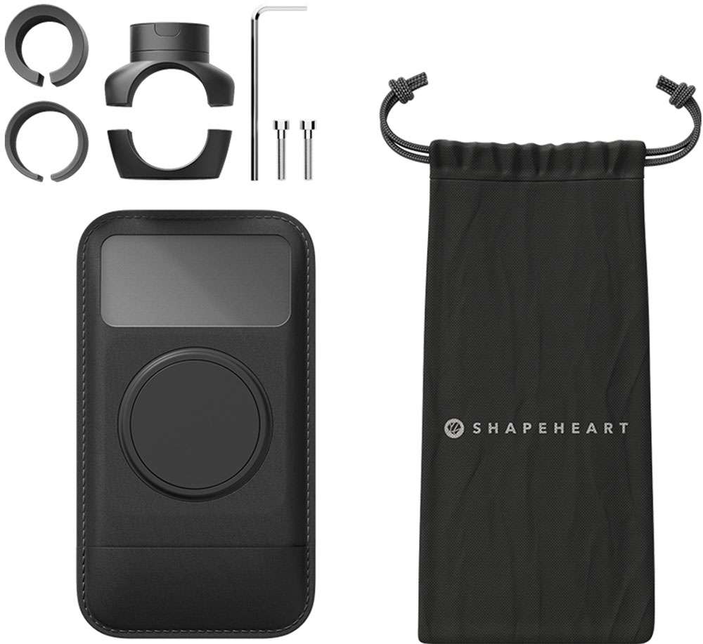 Supporto magnetico per smartphone Pro Shapeheart per manubrio da bici