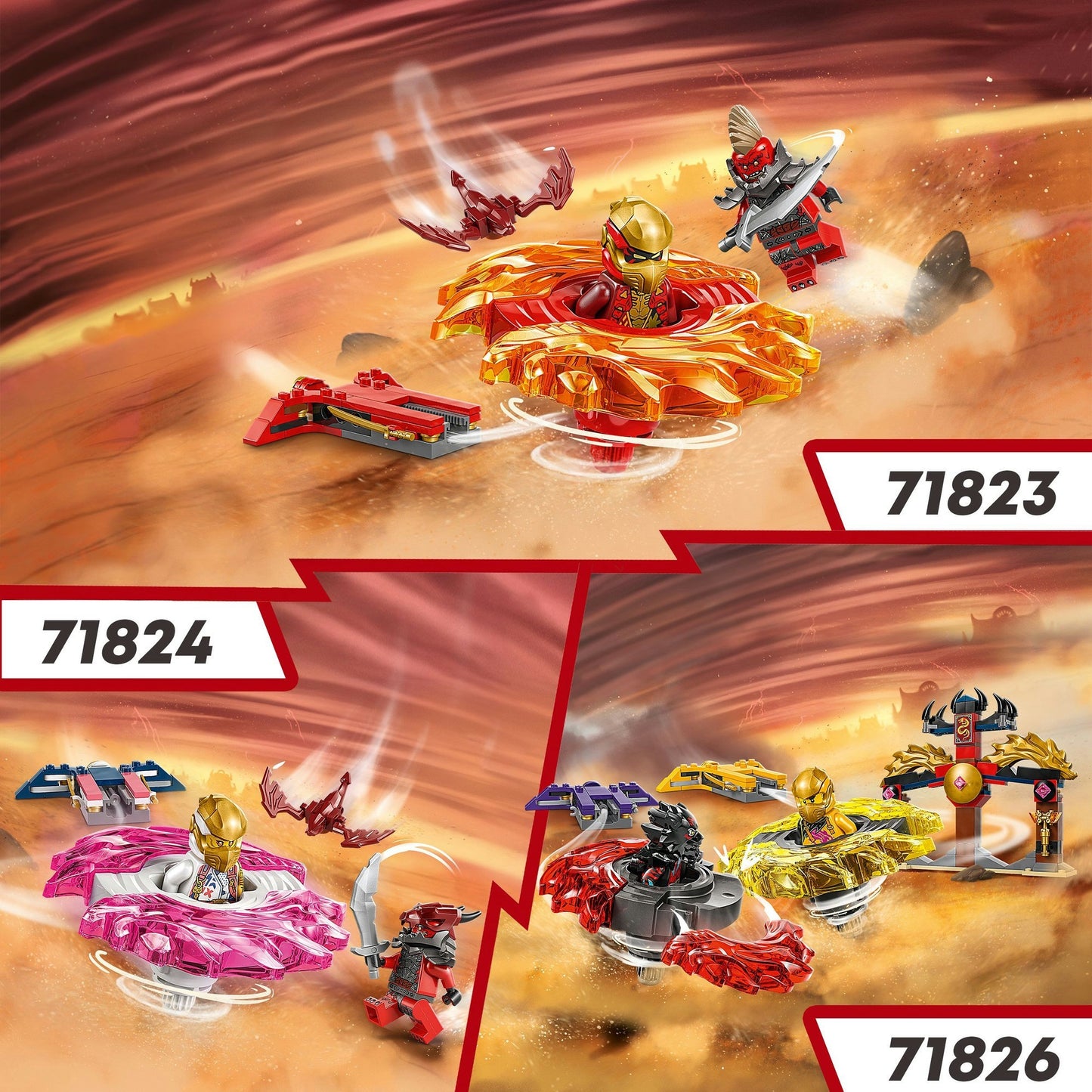 LEGO LEGO NINJAGO 71826 PACCHEDA DRAKING SPINJITZU