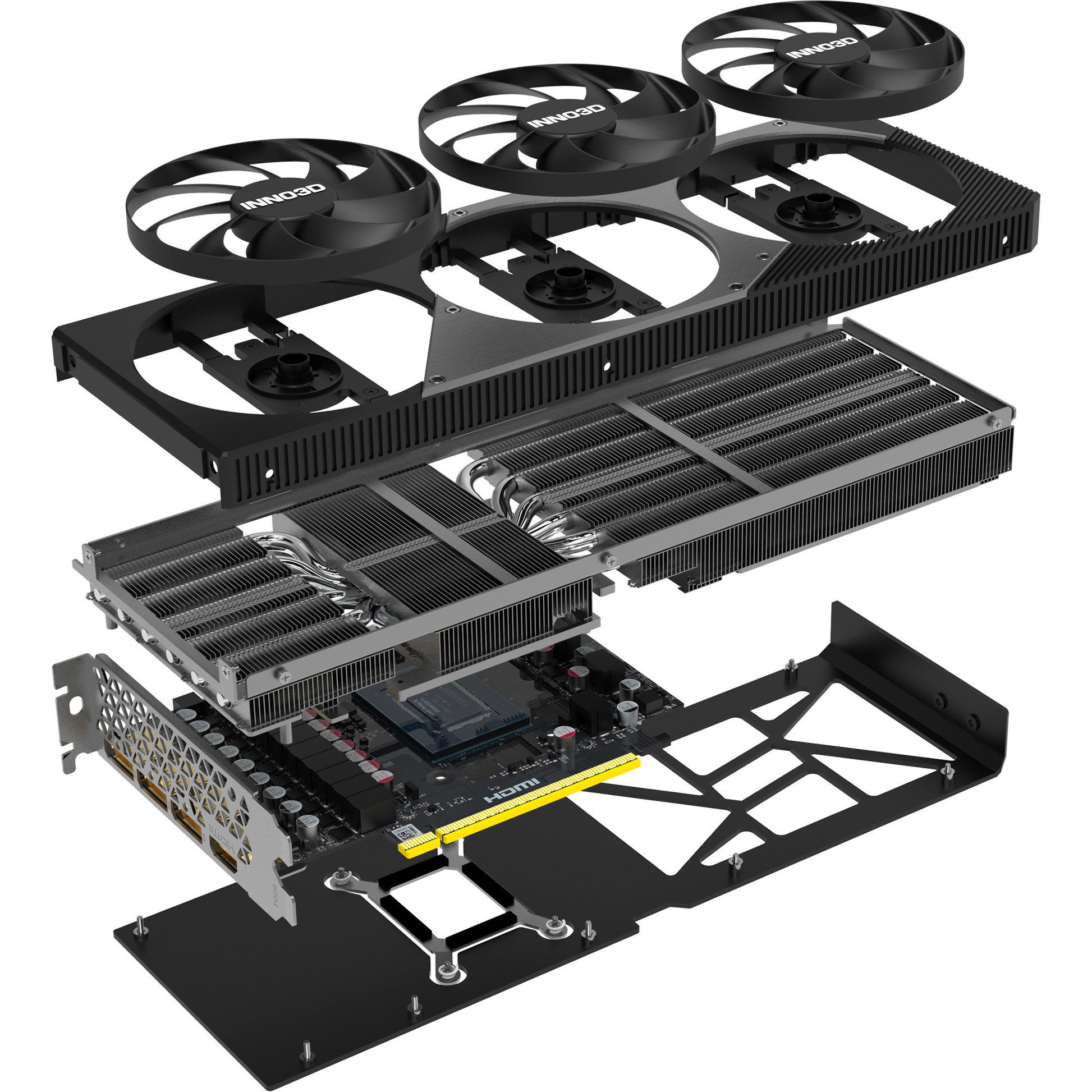 Tarjeta gráfica Inno3d geforce rtx 5080 x3 (dlss 4, 3x display port, 1x hdmi 2.1)