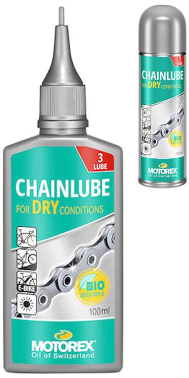 Condiciones secas del lubricante de cadena Motorex