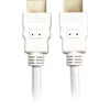 Sharkoon high speed hdmi kabel met ethernet (wit, 2 meter, 4k, verguld)
