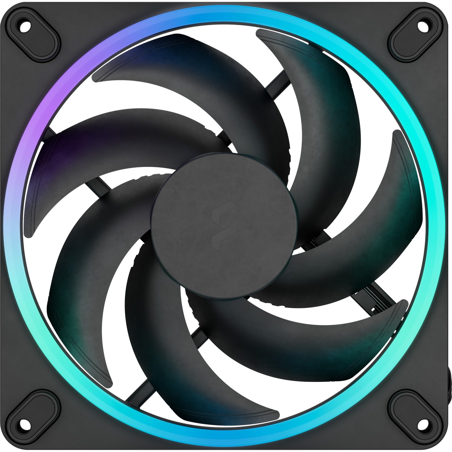 Fractal design impulse 14 rgb ventilador de caja (negro, 140 x 140 x 25 mm, pwm)