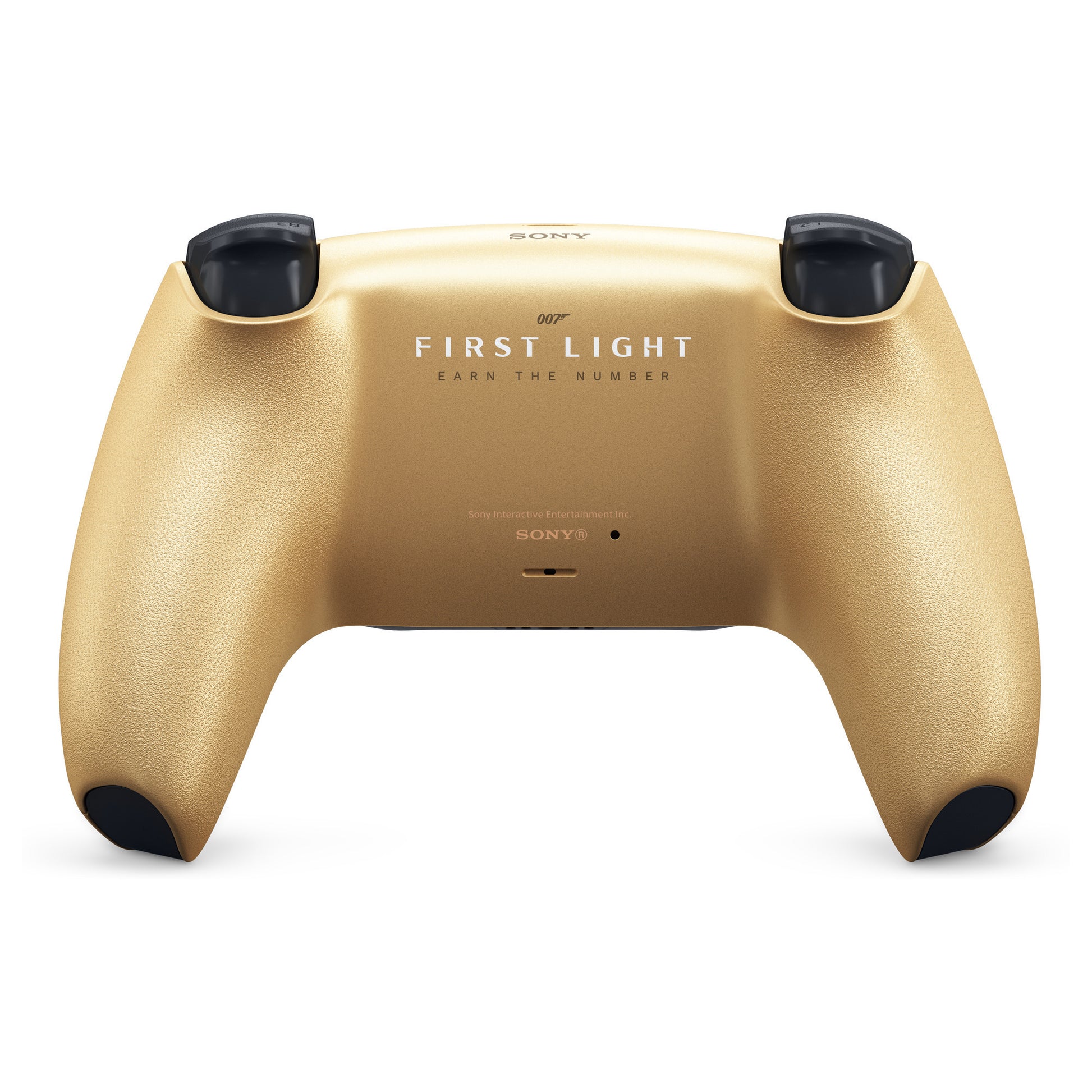 Controller wireless dualsense per intrattenimento interattivo Sony – 007 first light edizione limitata (oro nero, per PlayStation 5)