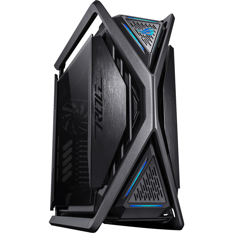 Asus rog hyperion gr701 big tower behuizing (zwart | 4x usb-a | 2x usb-c | rgb | tempered glass)