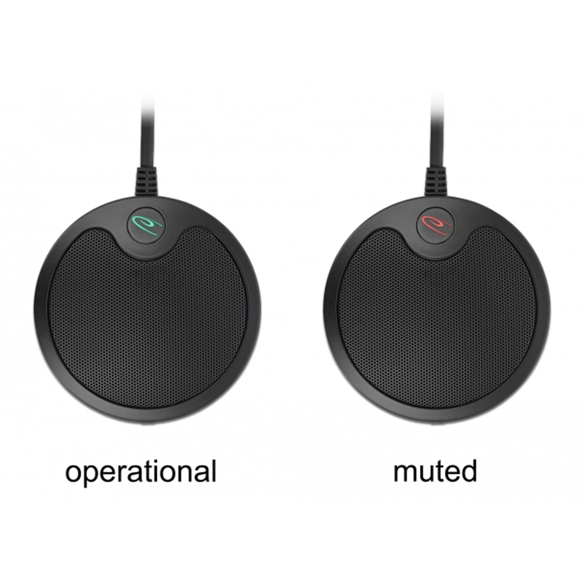 Delock usb condenser microphone omnidirectional for conferences microfoon (zwart)