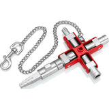 Knipex 00 11 06 v01 schakelkastsleutel met 9 profielen - vlakken-vierkant - afbeelding 2