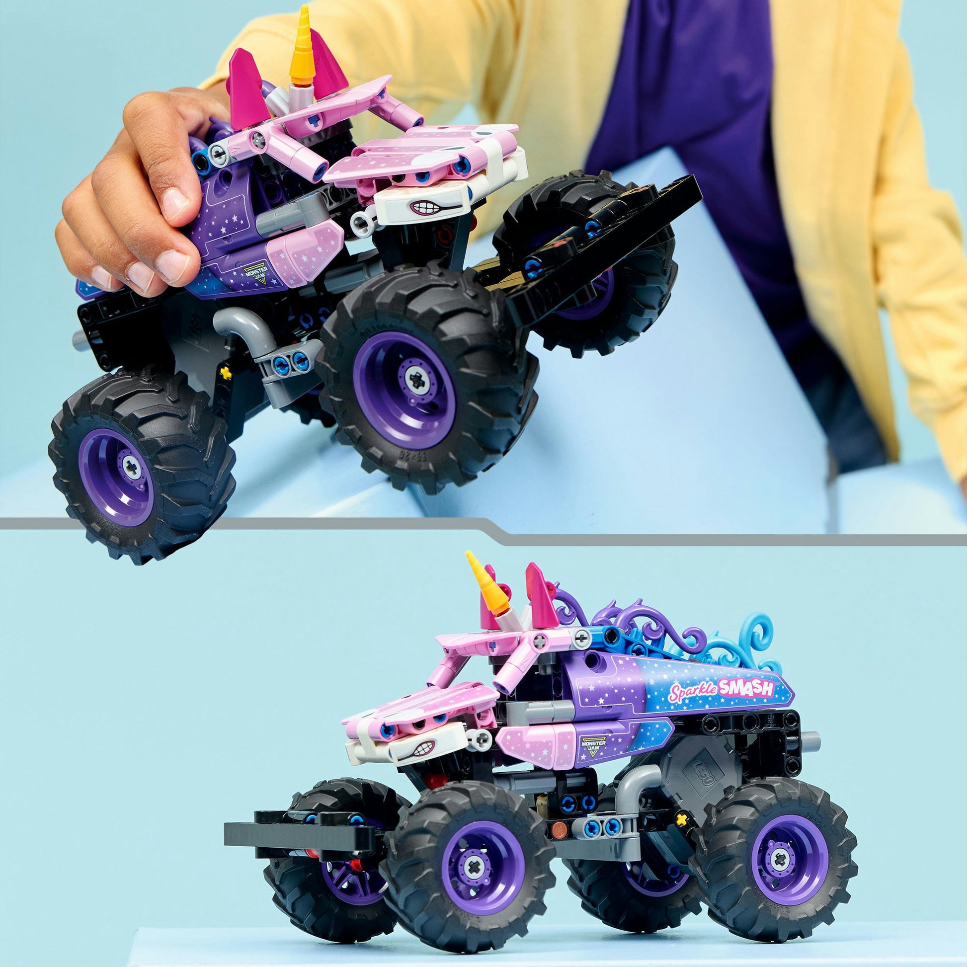 Lego Technic 42220 Monster Jam Sparkle Smash Pullback