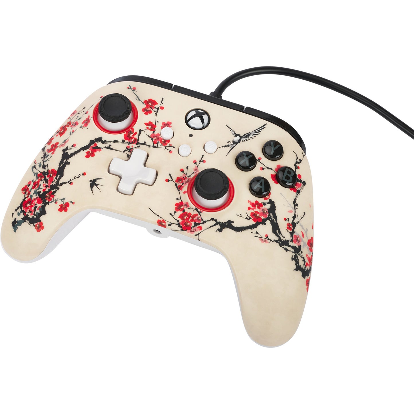 Controller Powera Advantage con cavo per xbox serie x|s - Warrior's Nirvana (magnolia white, xbox serie x|s, xbox one, PC)
