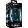 Sharkoon shark force ii gaming muis (wit, 400 - 4200 dpi, meerkleurige leds)