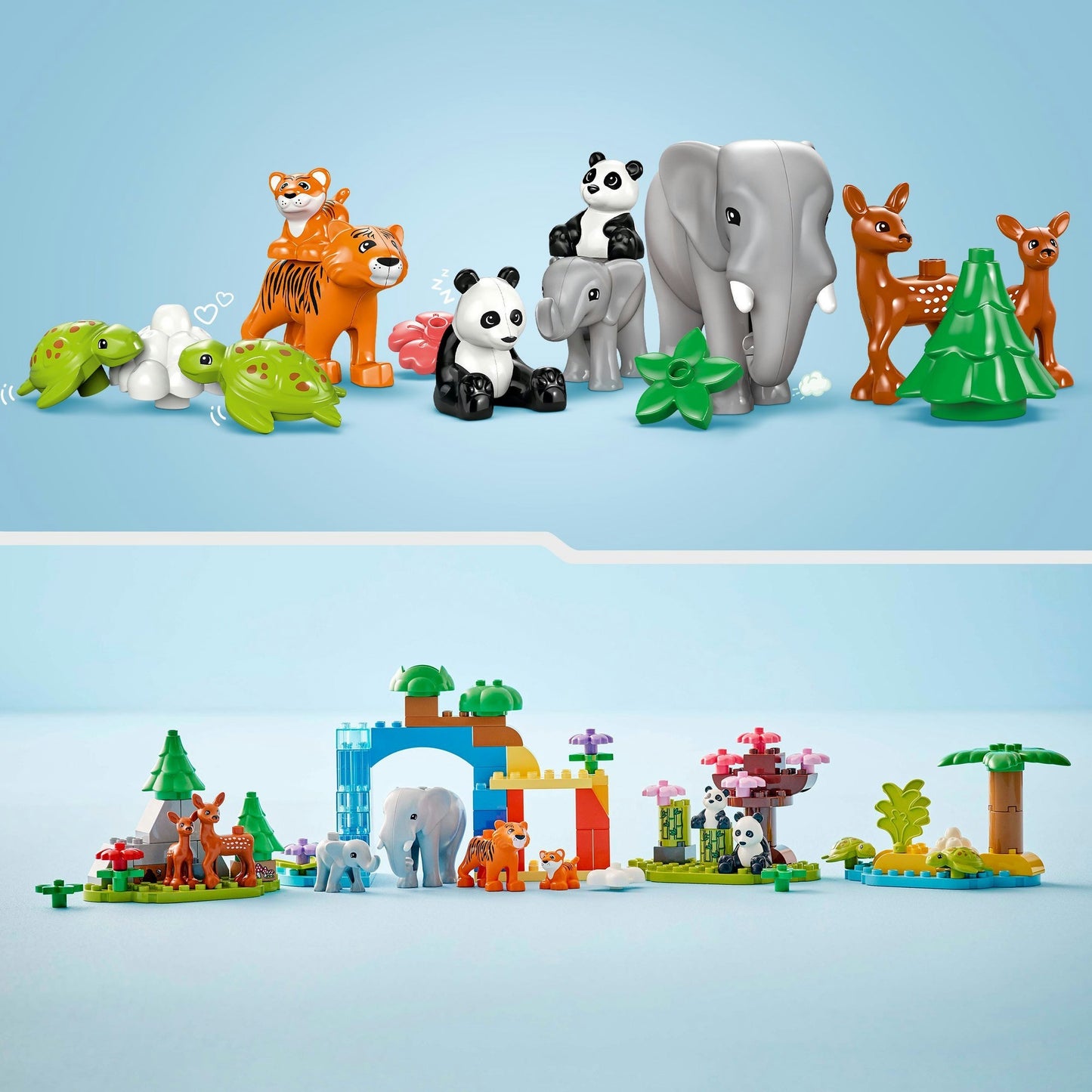 LEGO LEGO DUPLO CITTÀ 10446 Famiglie 3 in 1 di Wild Dieren