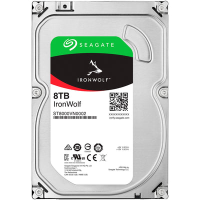 Seagate Seagate ST8000VN004 Ironwolf, 3,5, 8 TB, 7200 giri / min, 256 MB, SATA3