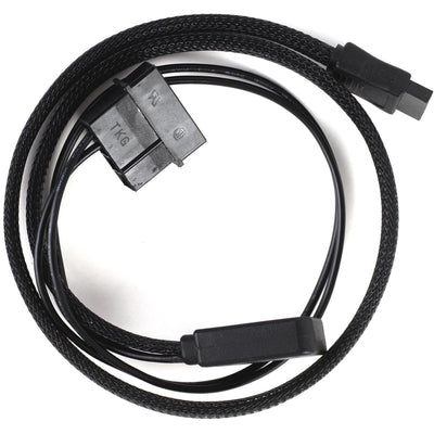 Silverstone Slim SATA 2 in 1 Cavo dati + Adattatore di alimentazione