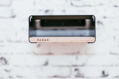 Supporto da parete per bici Parax S-Rack - noce nera