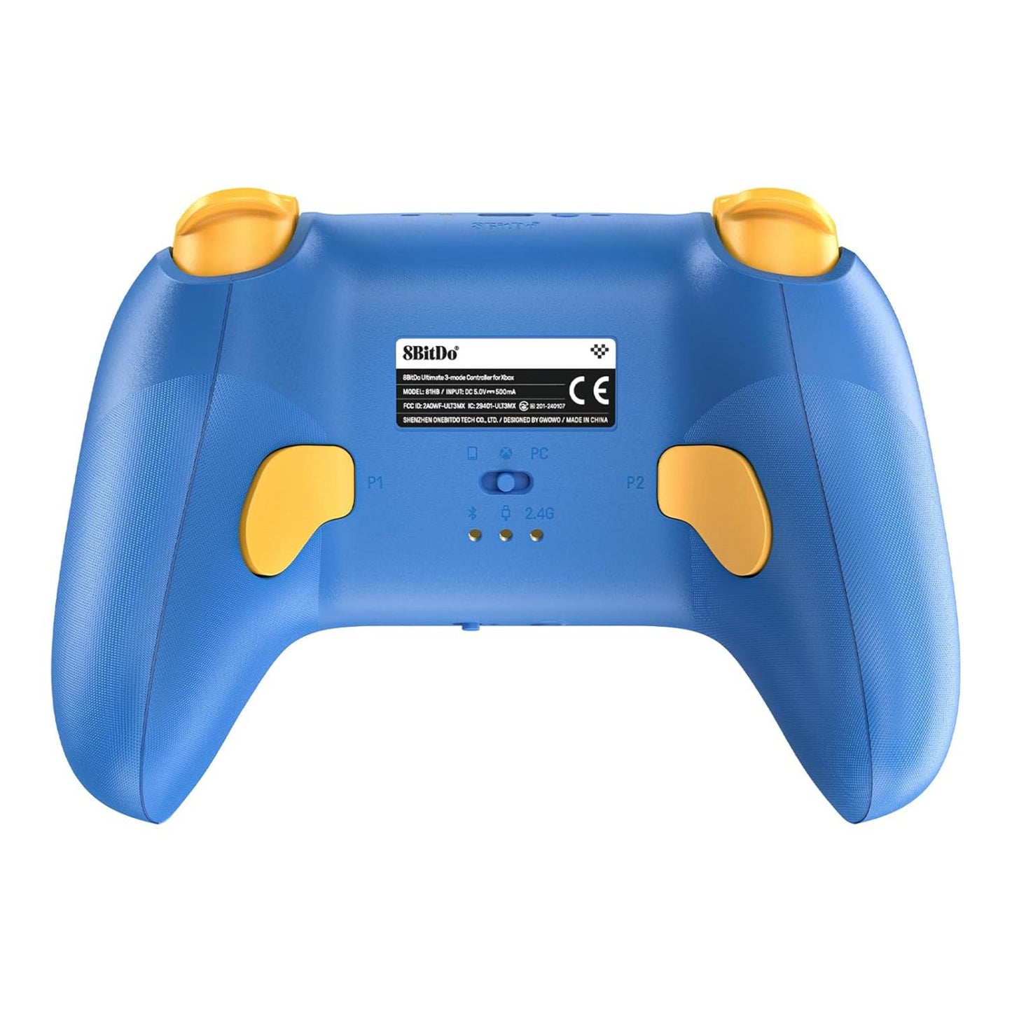 Controlador 8bitdo ultimate de 3 modos para xbox - rara edición del 40 aniversario (oro azul, xbox series x|s, xbox one, pc, bluetooth usb-c 2,4 ghz)