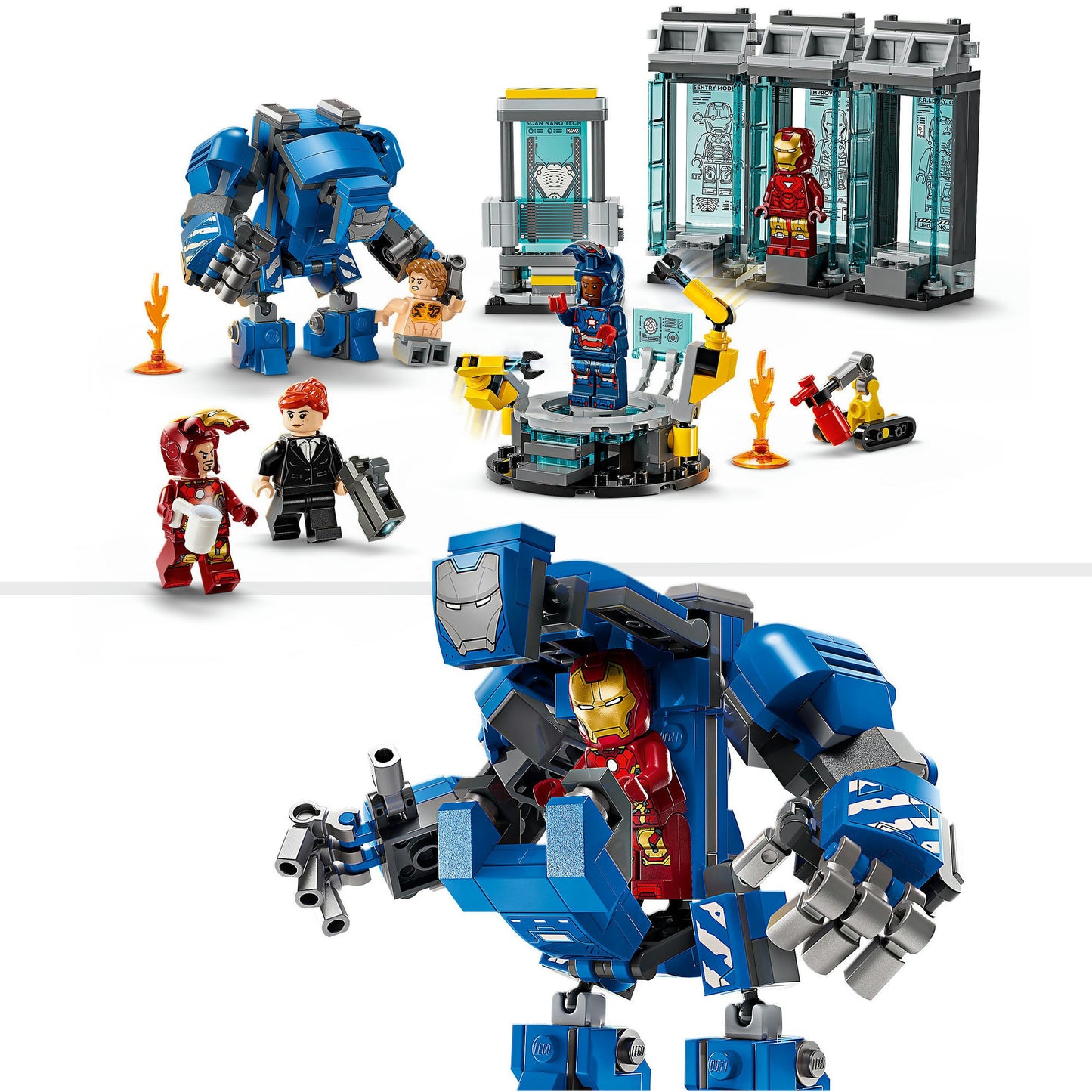 LEGO 76315 Super Heroes Marvel Iron Mans Laboratory: Harness Room