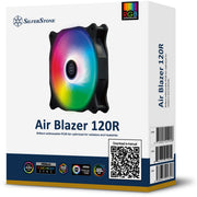 Silverstone air blazer 120r rgb case fan (zwart, 120 x 25 x 120 mm, pwm) - afbeelding 13