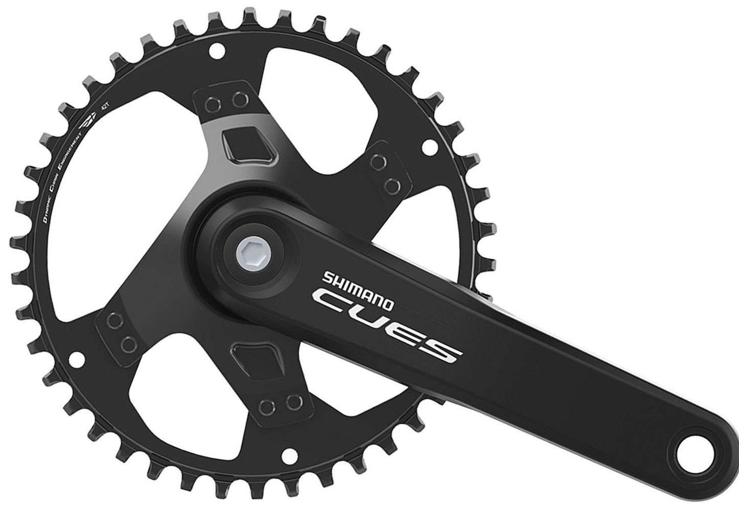 Shimano cues fc-u4000 9 10 biela 11 velocidades 42d