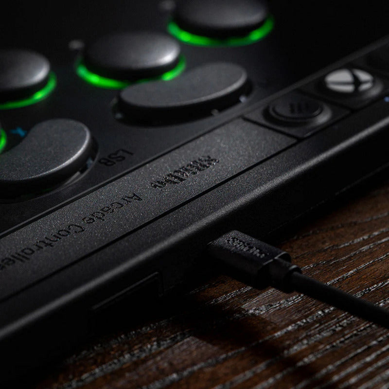 Controller arcade 8bitdo per xbox (nero, USB 2,4 GHz, serie xbox x|s, xbox one, PC)