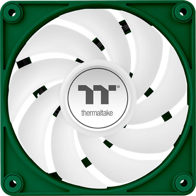 Thermaltake ct120 ex argb sync ventola di raffreddamento per PC racing green (pacchetto da 3 ventole) ventole per case (verde, 3 pezzi, 120 x 120 x 25 mm, pwm)
