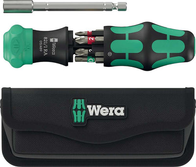 Wera kraftform kompakt 28 ra con bolsa, juego de puntas de 6 piezas