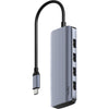 Cudy Hub USB-C 6-in-1 HDMI 4K Hub USB (Argento)