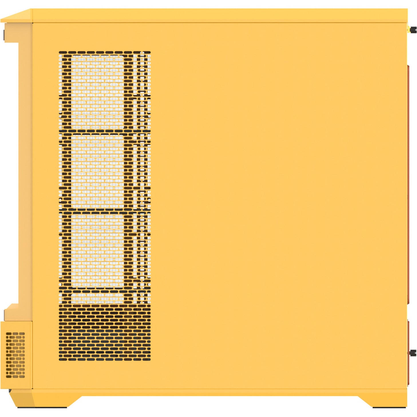 Thermaltake view 600 tg carcasa de torre grande de caramelo de mantequilla (amarillo | 2x USB-A | 1x USB-C | vidrio templado)