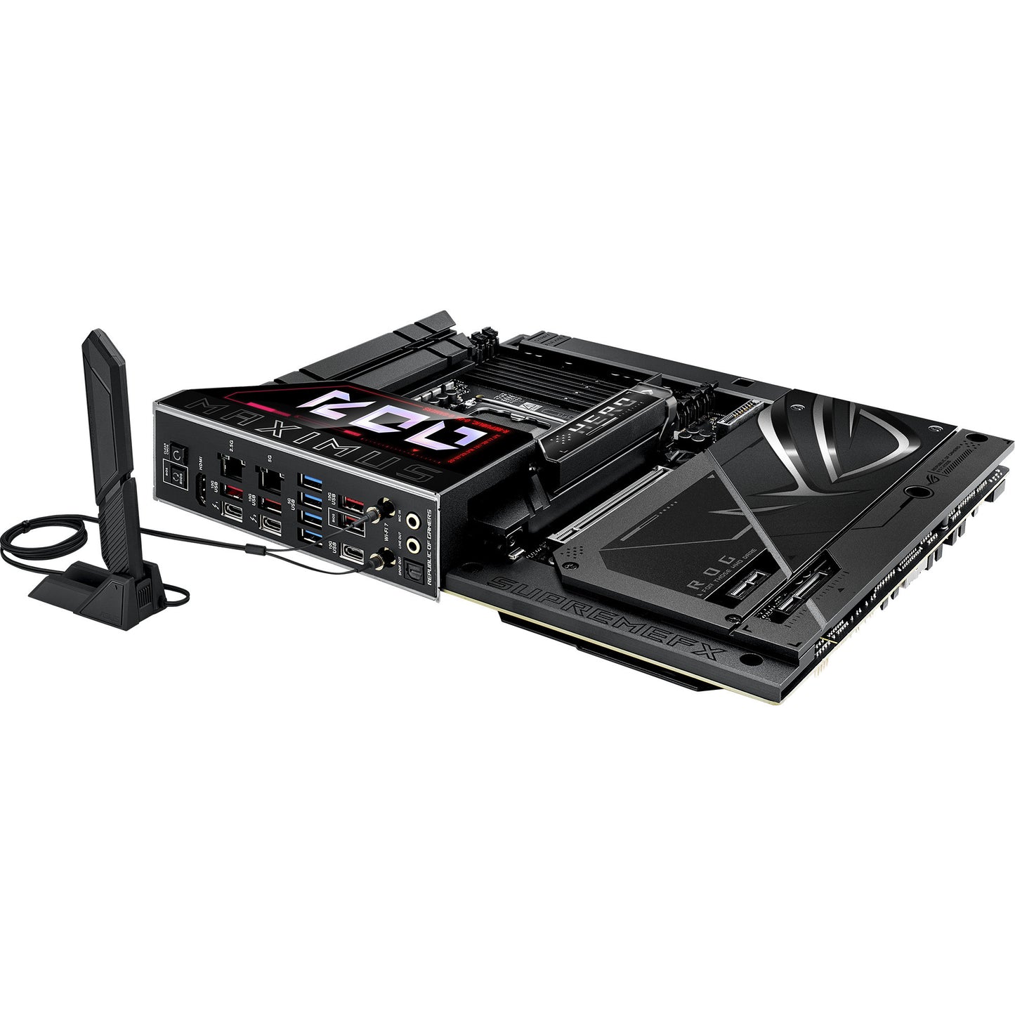 Placa base Asus Rrog Maximus Z890 Hero BTF Socket 1851 (negra, RAID, 5 GB-LAN, Wi-Fi 7, BT, Sonido, ATX)