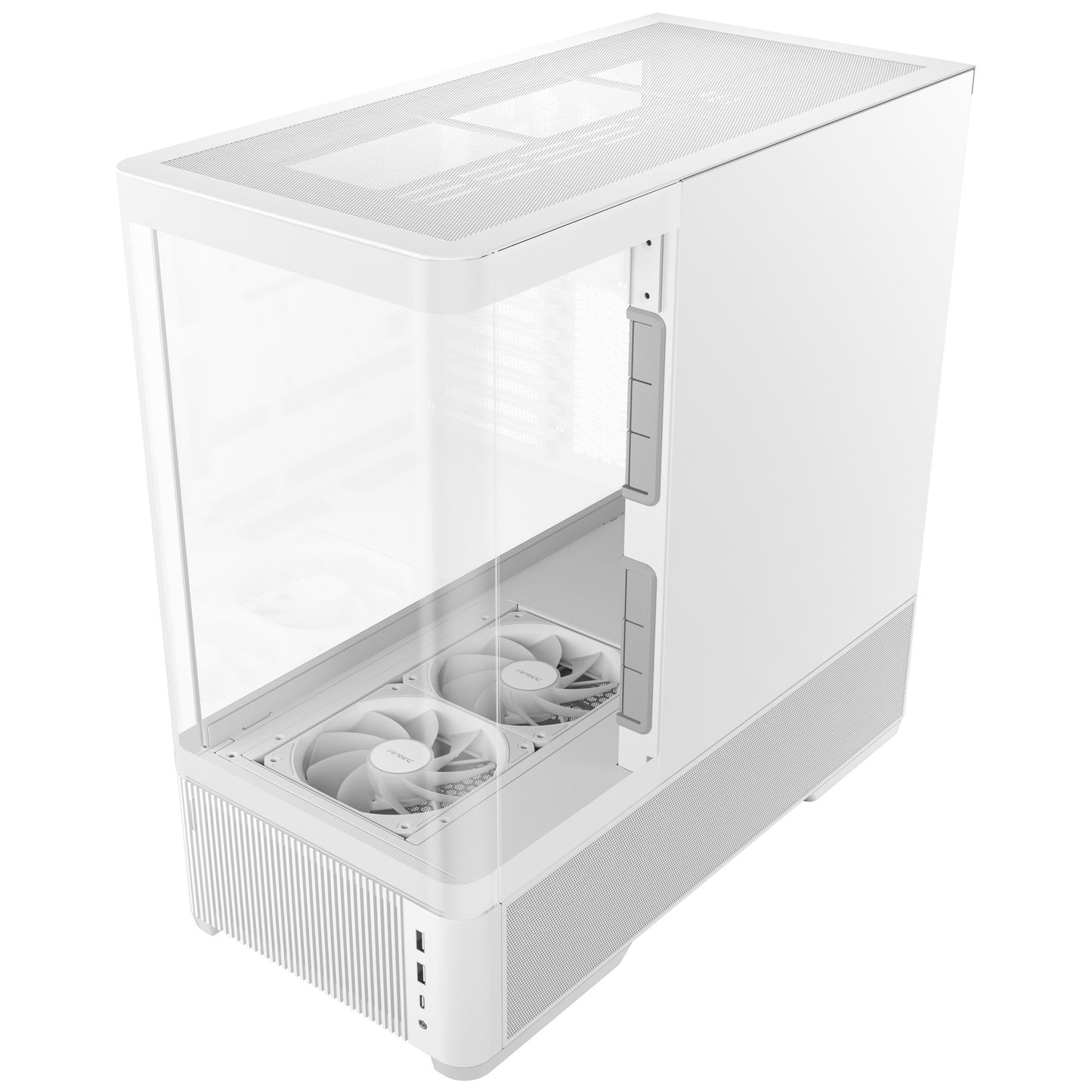 Carcasa de torre midi Antec c6 curve air (blanco | 2x USB-A | 1x USB-C | vidrio templado)