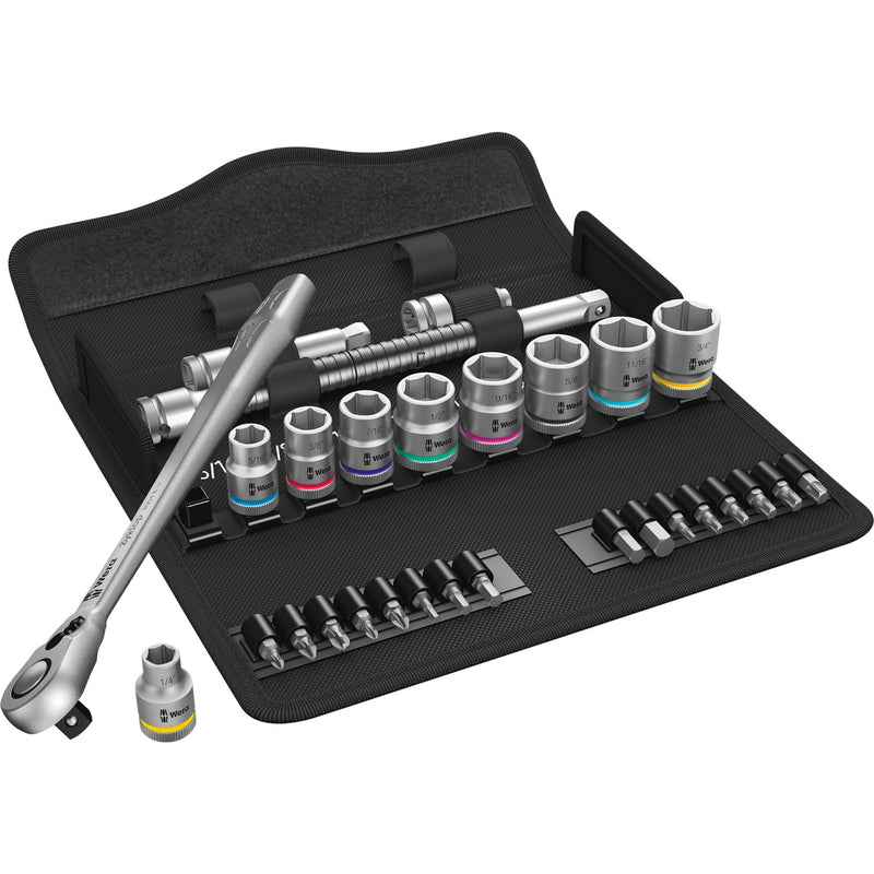 Wera 8100 SB 11 Zyklop Metal Ratest Set, 3 8