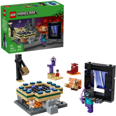 Lego 21584 minecraft viaje al abismo y al portal final | 2 piezas