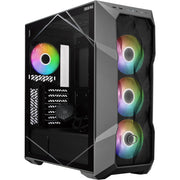 Cooler master td500 max midi tower behuizing (gunmetal | 2x usb-a | 1x usb-c | rgb | tempered glass) - afbeelding 1