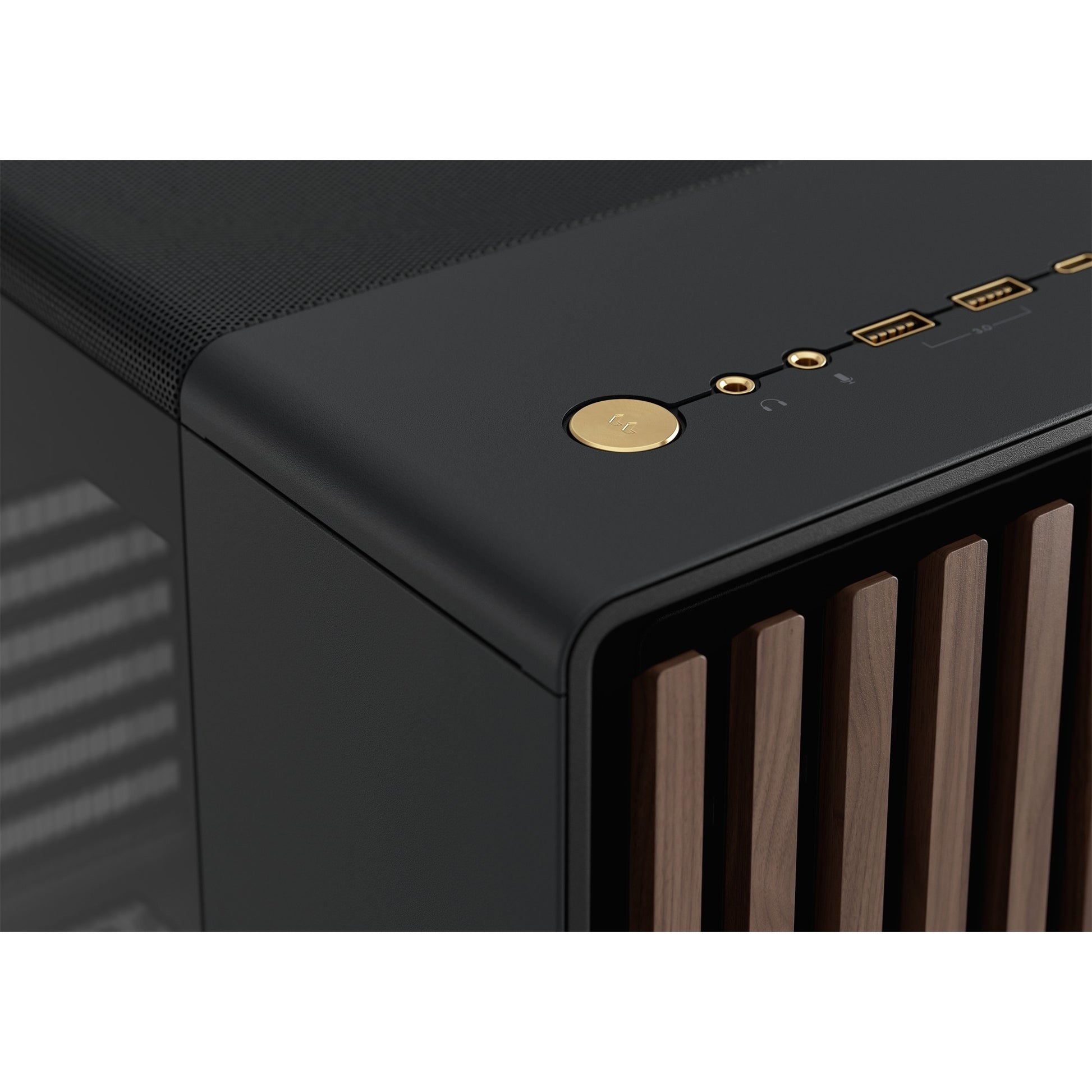 Fractal design north midi tower behuizing (zwart | 2x usb-a | 1x usb-c | tempered glass)