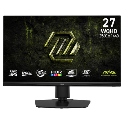 Monitor da gioco MSI Mag 272QPF E20 27 (nero, 2x HDMI, 1x DisplayPort, AMD FreeSync, 200 Hz)