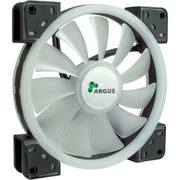 Inter-tech argus rs-141 rgb case fan (zwart, 140 x 140 x 25 mm, pwm) - afbeelding 2