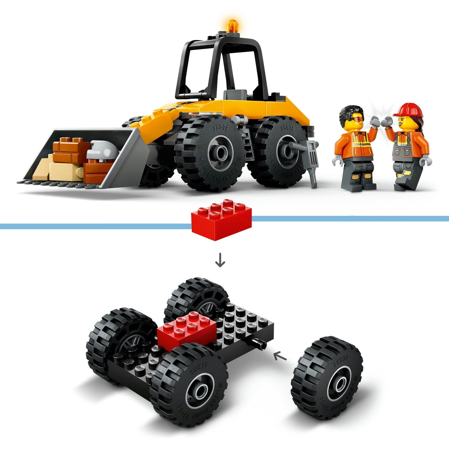 Caricatore di ruote giallo Lego City 60450