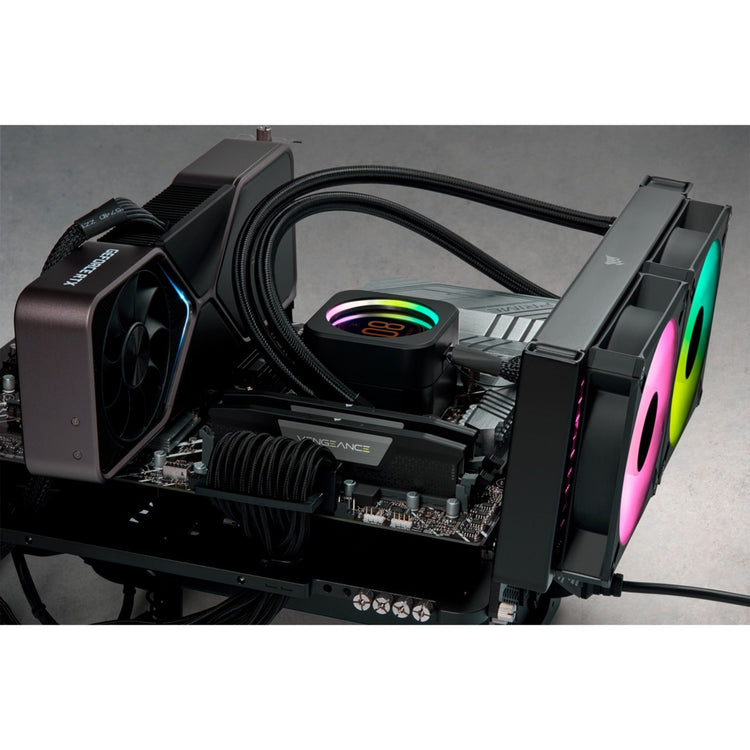 Corsair vengeance 32 gb ddr5-5200 (2x 16 gb) werkgeheugen (zwart, cmk32gx5m2b5200c40, xmp 3.0)