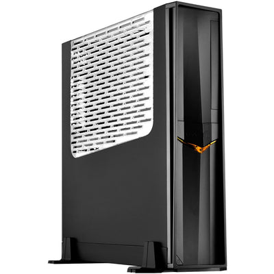 Silverstone sst-rvz02b-w window-kit desktop behuizing (zwart | 2x usb-a | window)