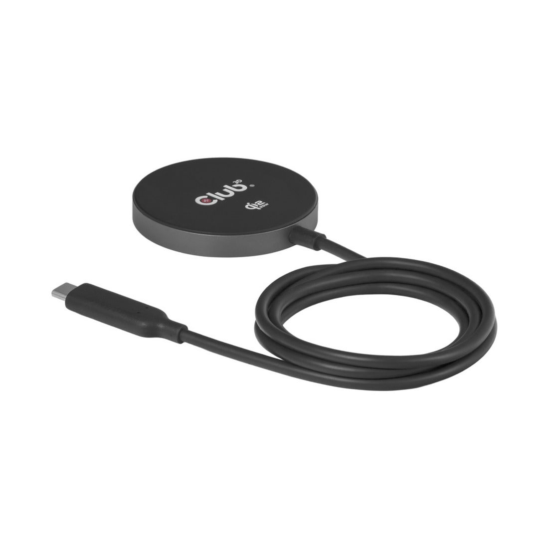Caricabatterie wireless Club 3D CAC-3027 Qi2 25 W (nero, certificato Qi, compatibile MagSafe, supporto magnetico)