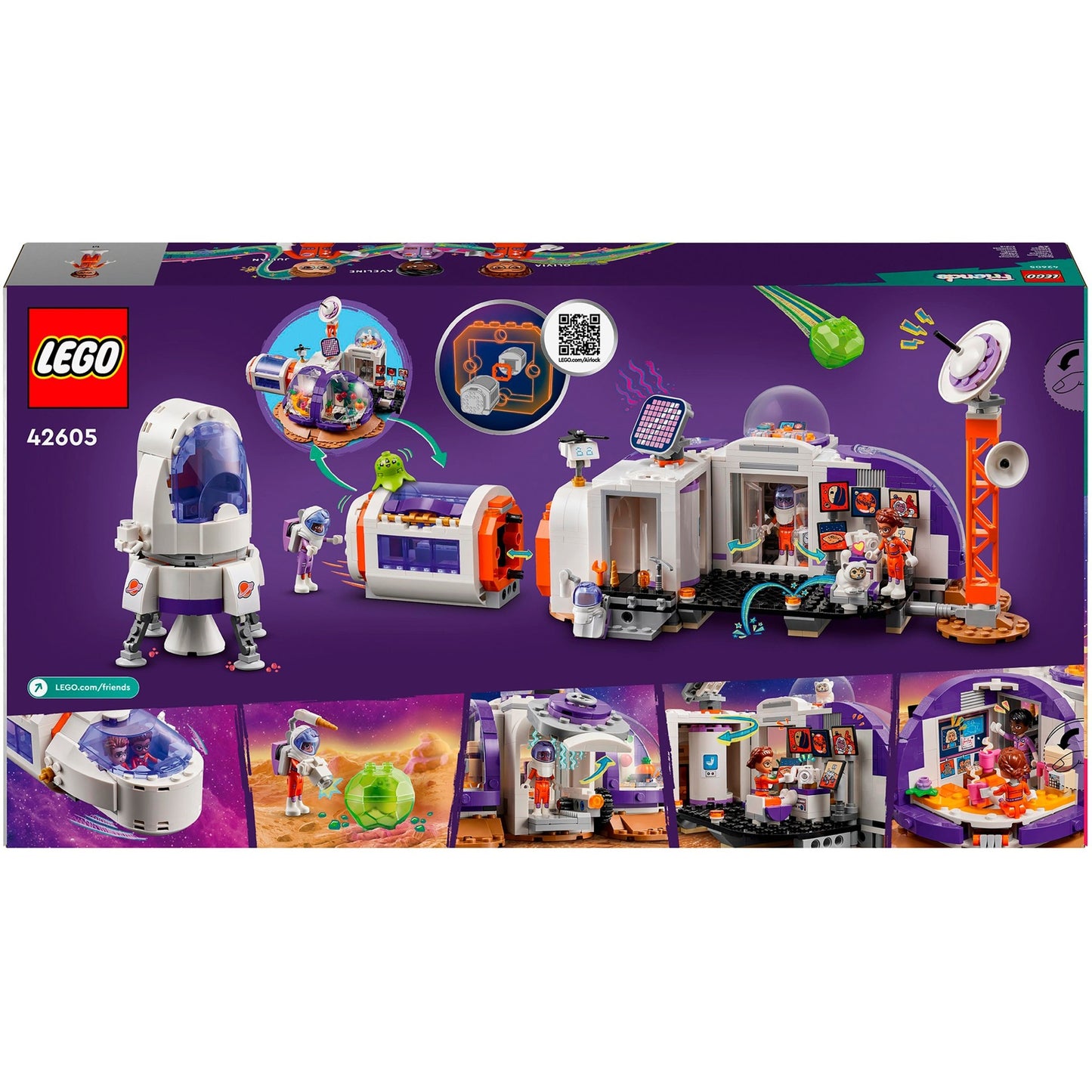 LEGO LEGO Friends 42605 Base spaziale su Marte e Rocket