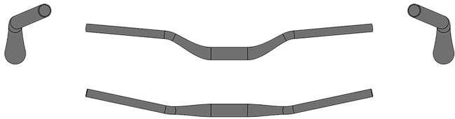 Barra della barra della barra Ergotec 30-50-70 35mm Lev.6